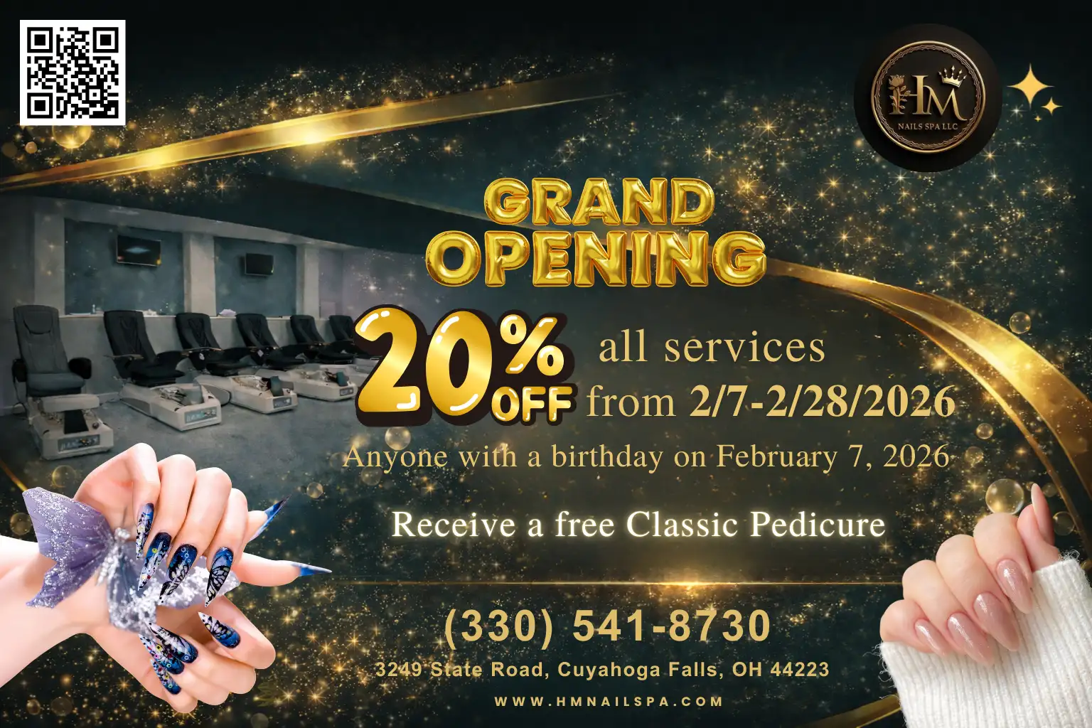 Nail Salon Cuyahoga Falls | HM Nail Spa